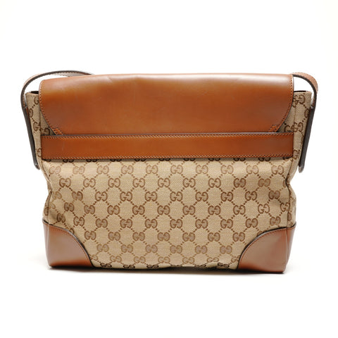 GUCCI GG canvas Shoulder Bag Brown WS26732