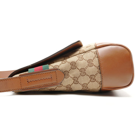 GUCCI GG canvas Shoulder Bag Brown WS26732