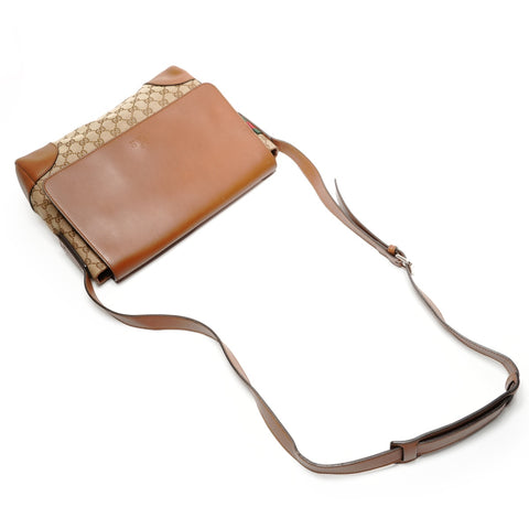GUCCI GG canvas Shoulder Bag Brown WS26732