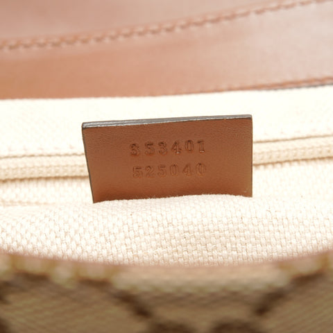 GUCCI GG canvas Shoulder Bag Brown WS26732