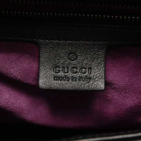 GUCCI Lady Rock Bamboo Handbag black WS26733