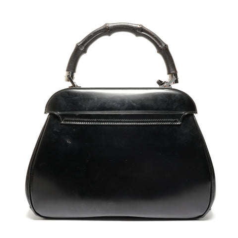 GUCCI Lady Rock Bamboo Handbag black WS26733