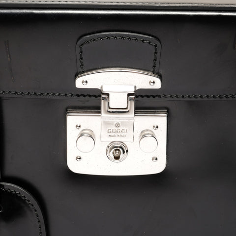 GUCCI Lady Rock Bamboo Handbag black WS26733