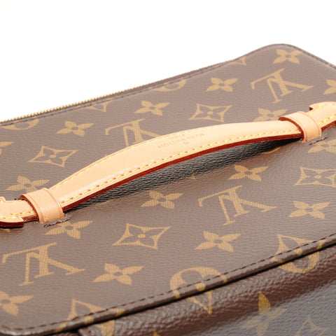 LOUIS VUITTON 2019 Monogram Nice Truth Bijou Handtasche Braun WS26736