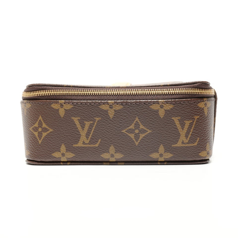 LOUIS VUITTON 2019 Monogram Nice Truth Bijou Handbag Brown WS26736
