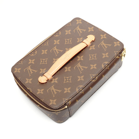 LOUIS VUITTON 2019 Monogram Nice Truth Bijou Handbag Brown WS26736