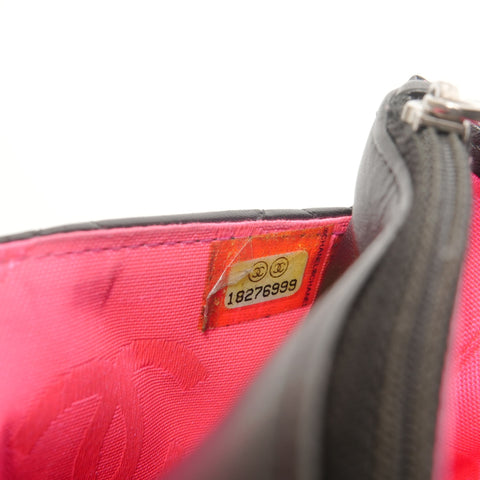 CHANEL No. 18 2013-2014 Cambon Line Chain Wallet Shoulder Bag black WS26738