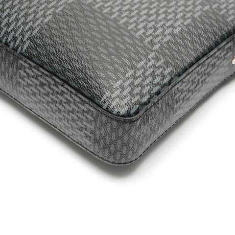 LOUIS VUITTON Damier Trio Messenger Bag Shoulder Bag black WS26743