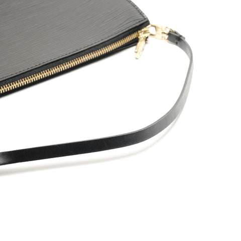 LOUIS VUITTON 2004 Epi Accessoires Pochette Umhängetasche schwarz WS26749