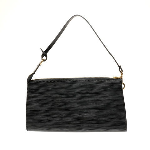 LOUIS VUITTON 2004 Epi Accessoires Pochette Umhängetasche schwarz WS26749