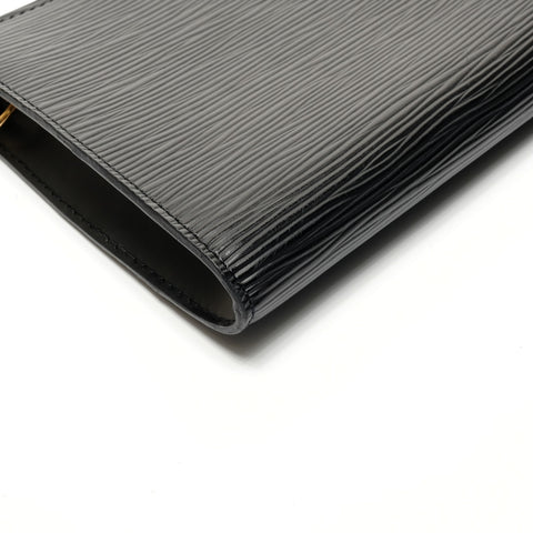 LOUIS VUITTON 2004 Epi Accessoires Pochette Umhängetasche schwarz WS26749