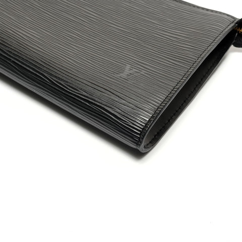LOUIS VUITTON 2004 Epi Accessoires Pochette Umhängetasche schwarz WS26749