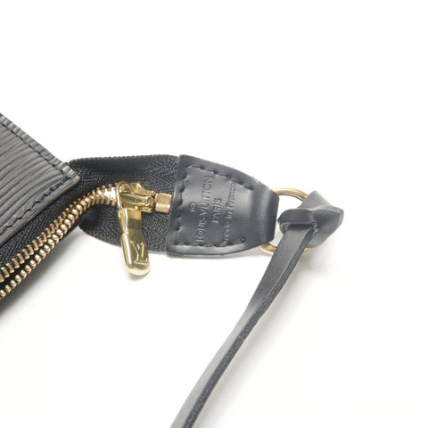 LOUIS VUITTON 2004 Epi Accessoires Pochette Umhängetasche schwarz WS26749