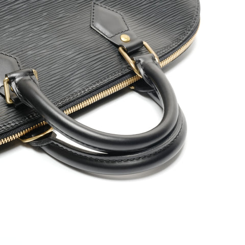 LOUIS VUITTON 2005 Epi Alma PM Handbag black WS26751