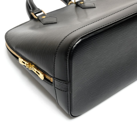 LOUIS VUITTON 2005 Epi Alma PM Handbag black WS26751
