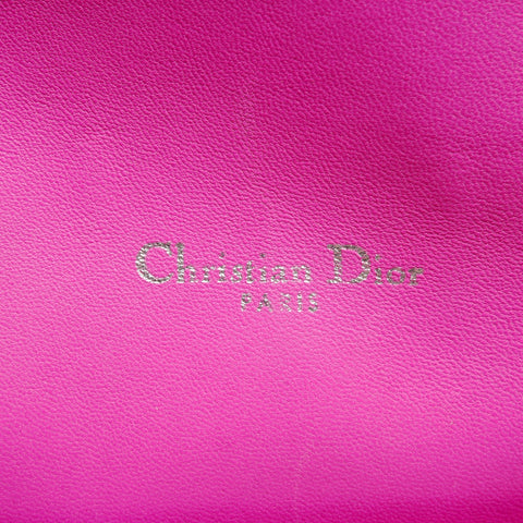 Christian Dior New Rock Cannage Flap Chain Shoulder Bag pink WS26752