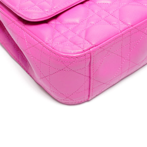 Christian Dior New Rock Cannage Flap Chain Shoulder Bag pink WS26752