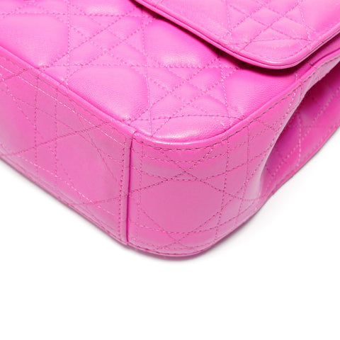 Christian Dior New Rock Cannage Flap Chain Shoulder Bag pink WS26752