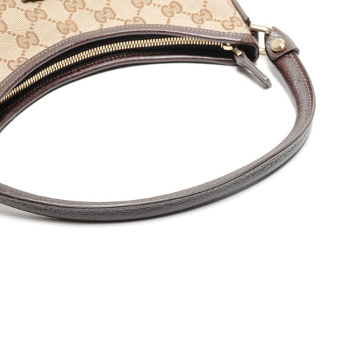 GUCCI Abby GG Canvas Hobo One Belt Shoulder Bag beige WS26753
