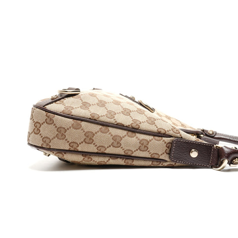GUCCI Abby GG Canvas Hobo One Belt Shoulder Bag beige WS26753