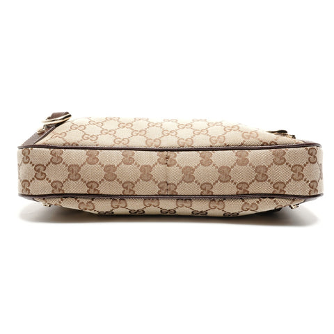 GUCCI Abby GG Canvas Hobo One Belt Shoulder Bag beige WS26753