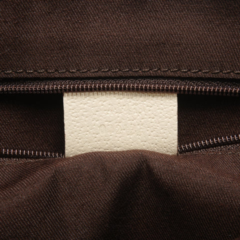 GUCCI GG Canvas Abbey Tote Shoulder Bag beige WS26754