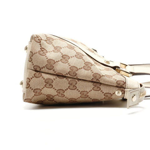 GUCCI GG Canvas Abbey Tote Shoulder Bag beige WS26754