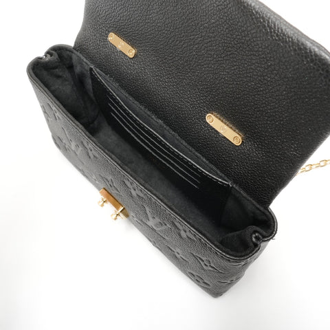 LOUIS VUITTON Empreinte Nano Madeleine Handbag black WS26755
