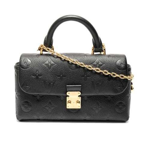 LOUIS VUITTON Empreinte Nano Madeleine Handbag black WS26755