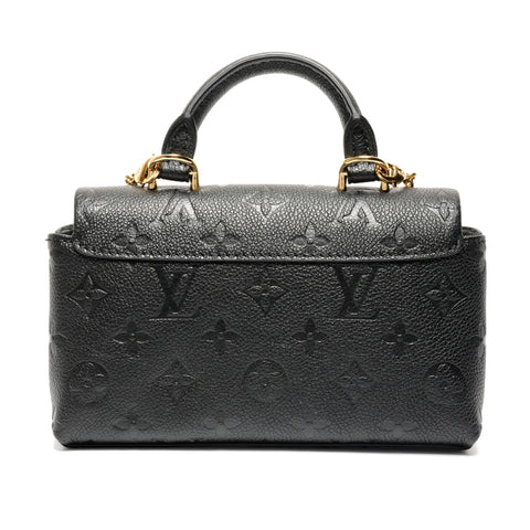 LOUIS VUITTON Empreinte Nano Madeleine Handbag black WS26755
