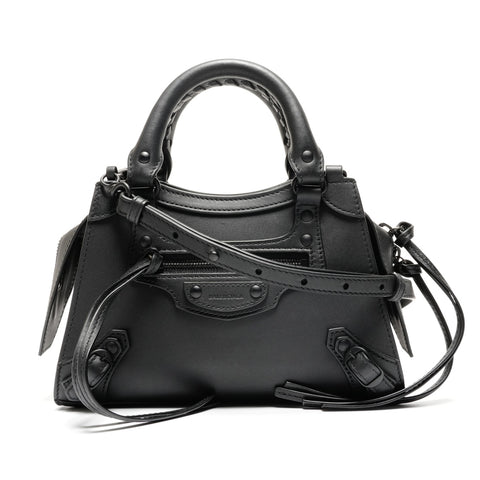 BOTTEGAVENETA Mini Neo City Leather 2way Handbag black WS26756