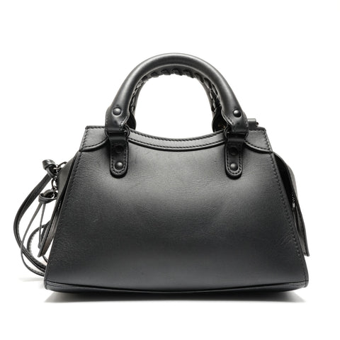 BOTTEGAVENETA Mini Neo City Leather 2way Handbag black WS26756