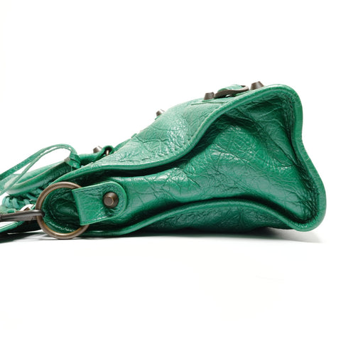 BALENCIAGA Classic The City S 2way Handbag green WS26761