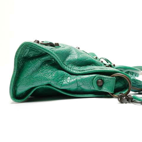 BALENCIAGA Classic The City S 2way Handbag green WS26761