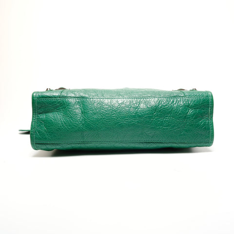 BALENCIAGA Classic The City S 2way Handbag green WS26761