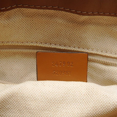 GUCCI Canvas 2way Diamante Sukhi Handbag beige WS26765