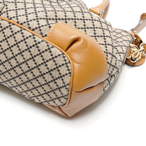 GUCCI Canvas 2way Diamante Sukhi Handbag beige WS26765