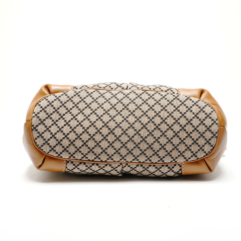 GUCCI Canvas 2way Diamante Sukhi Handbag beige WS26765