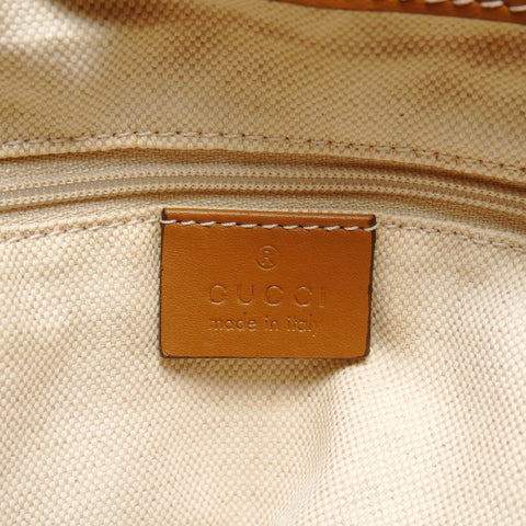 GUCCI Canvas 2way Diamante Sukhi Handbag beige WS26765