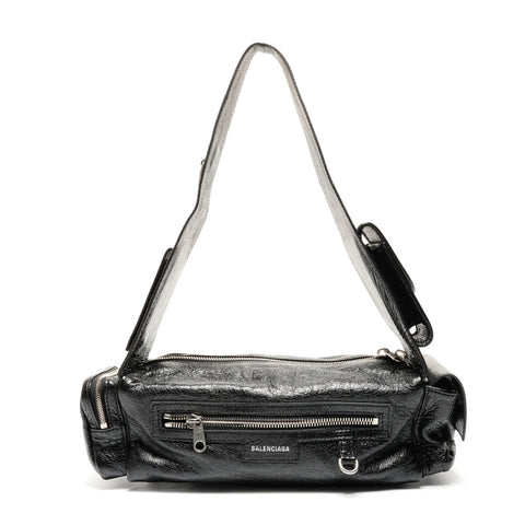 BALENCIAGA Super Busy Sling Bag XS Shoulder Bag black WS26769