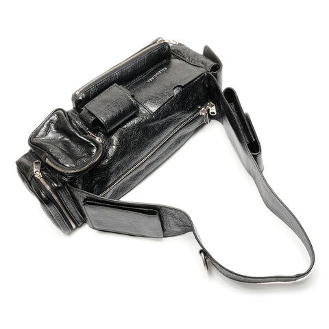 BALENCIAGA Super Busy Sling Bag XS Shoulder Bag black WS26769