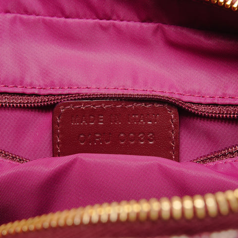 Christian Dior Trotter Canvas Messenger Bag Shoulder Bag Red WS26770