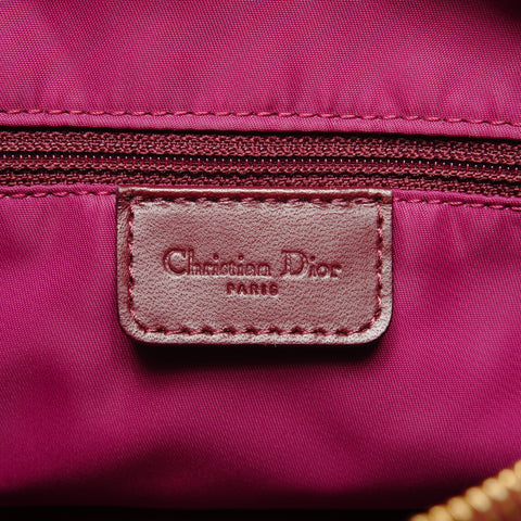 Christian Dior Trotter Canvas Messenger Bag Shoulder Bag Red WS26770