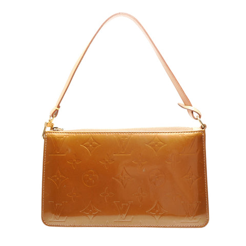 LOUIS VUITTON 2001 Monogram Vernis Lexington Shoulder Bag gold WS26772