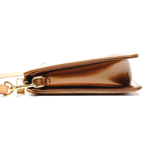 LOUIS VUITTON 2001 Monogram Vernis Lexington Shoulder Bag gold WS26772