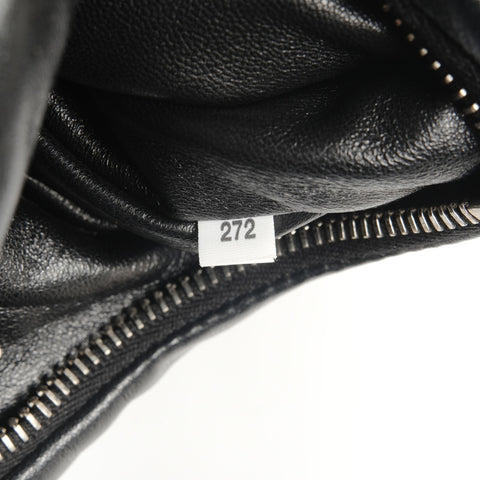 PRADA Leather Soft Padded Nappa Leather 2way 1BA384 Handbag black WS26773