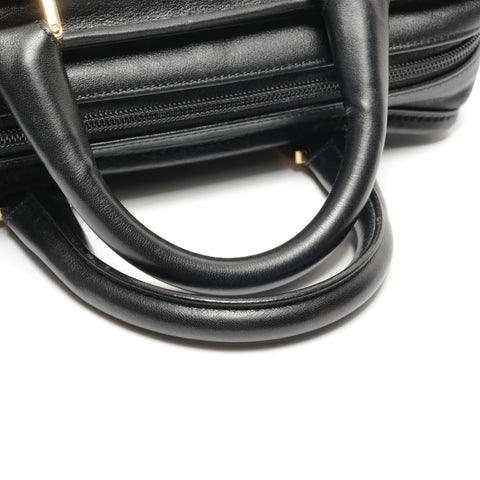 LOEWE Amazona 28 Leather Anagram Handbag black WS26774