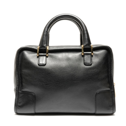 LOEWE Amazona 28 Leather Anagram Handbag black WS26774