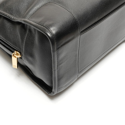 LOEWE Amazona 28 Leather Anagram Handbag black WS26774