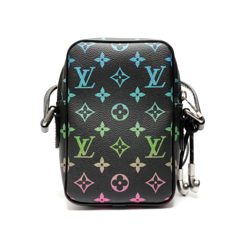 LOUIS VUITTON Monogram Iridescent NM Amazon M13898 Shoulder Bag black WS26777